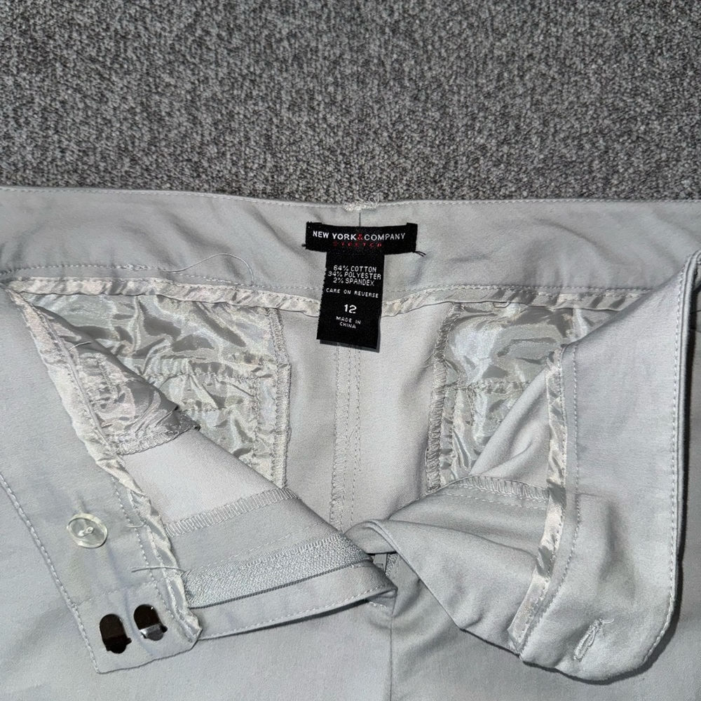 New York & Company Light Gray Trousers